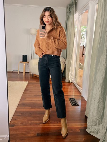 Abercrombie sweater with Everlane dark denim jeans and Able booties 

Top: XXS/XS
Pants: 00/0
Shoes: 6


#fallfashion
#fallstyle
#falloutfits
#able  
#everlane 
#datenight
#sweater 
#workwear
#businesscasual 
#brownsweater
#cardigan 
#denim
#jeans
#boots
#chelseaboots
#layeredfashion 
#fallshoes 
#abercrombie


#LTKstyletip #LTKSeasonal #LTKworkwear