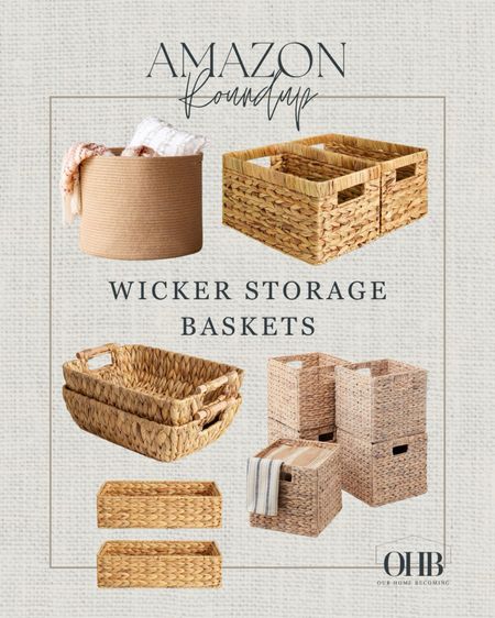 Shop my fave wicker storage baskets on Amazon!

#LTKhome