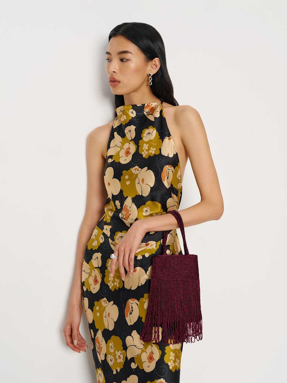 Valentina Mini Beaded Bag | Reformation (Global)