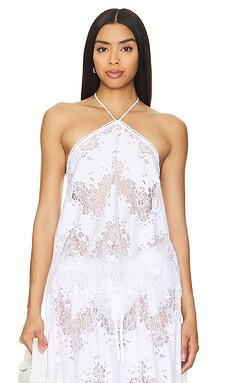 Tularosa Dani Sheer Top in Ivory from Revolve.com | Revolve Clothing (Global)