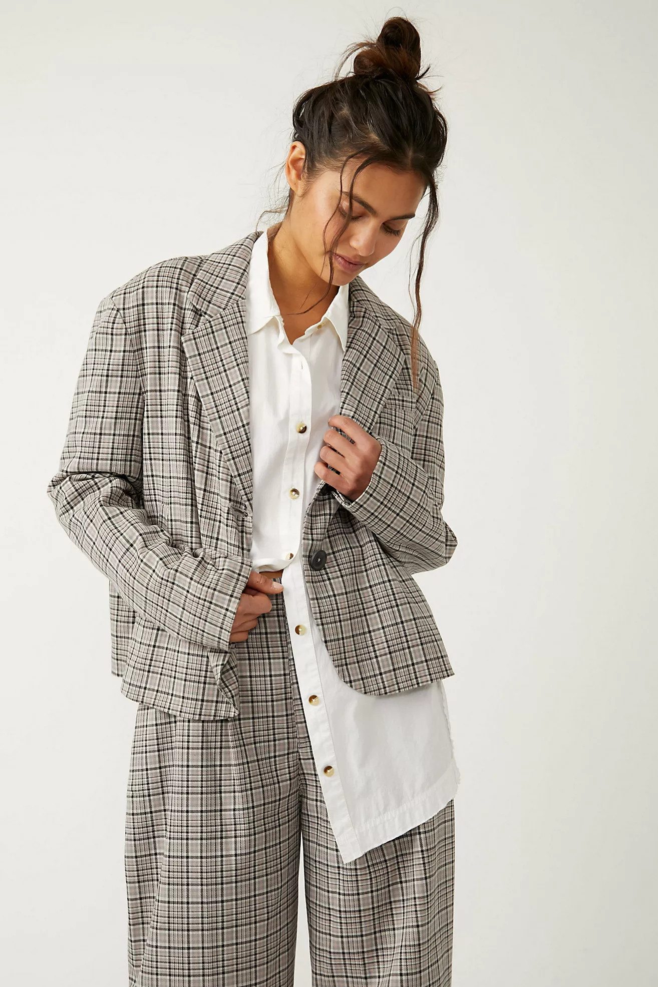 Cali Plaid Blazer | Free People (Global - UK&FR Excluded)
