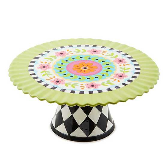 Calico Pedestal Platter | MacKenzie-Childs