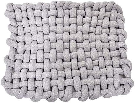 Wonder Space Knotted Braided Plush Mat, Baby Infant Newborn Sleeping Tummy Time Playing Nursery Rug  | Amazon (US)