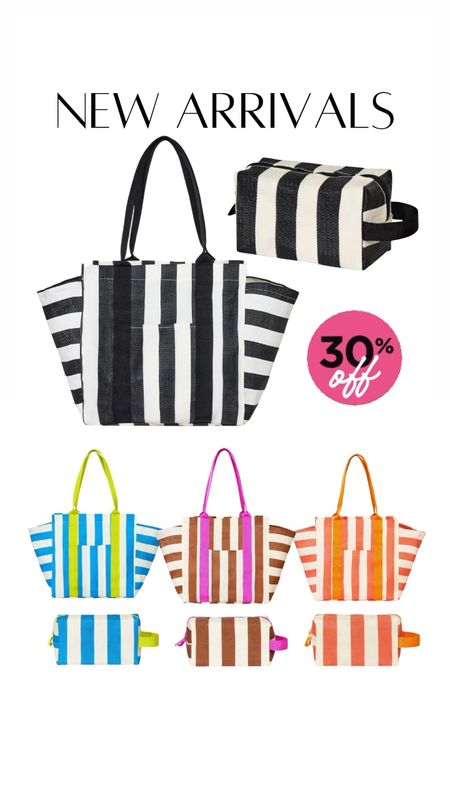 New arrivals at Target and even better, they are currently on sale for 30% off!  These A New Day tote bags and zipper pouches are perfect for summer and also so affordable!!  I ordered the black and white set and then extra for Layla to pick from.  

#LTKVideo #LTKSaleAlert #LTKItBag
