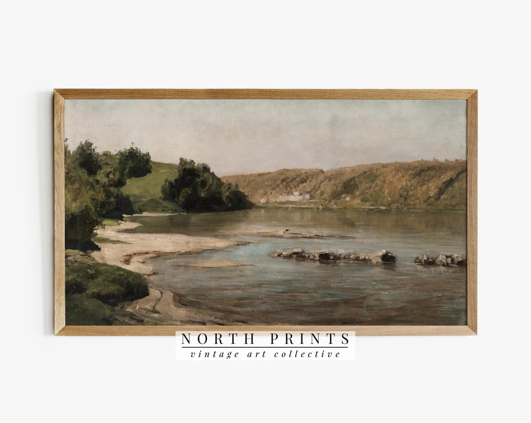 Frame TV Art Vintage Landscape DIGITAL Download Painting Nature Art TV68 - Etsy | Etsy (US)