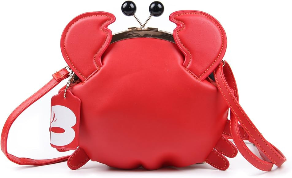 Freie Liebe New Unique Animal Design Dinosaur Crab Cross Body Bags Clutch Purses Novel Shark Flam... | Amazon (US)
