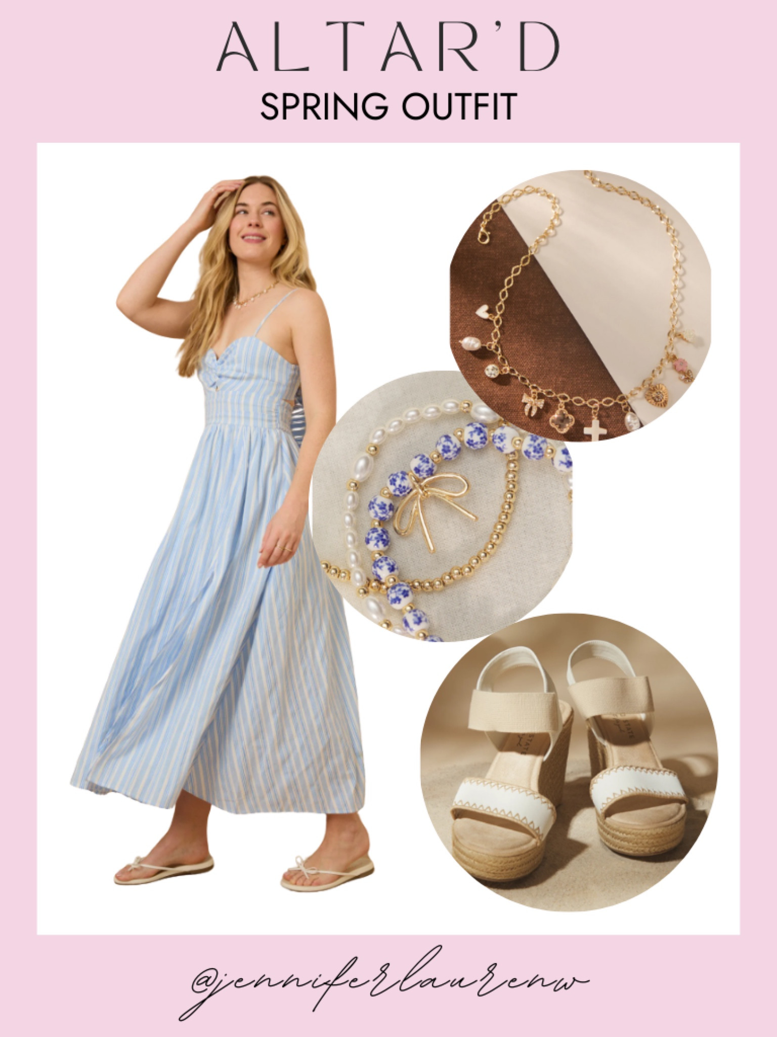 Spring is in full bloom with this dreamy look from Altar’d State! Light, breezy, and effortlessly chic—perfect for sunny days ahead. Who else loves a fresh spring wardrobe? #SpringStyle
#SpringOutfit #AltarDState #SpringFashion #EffortlessStyle #ChicAndFeminine #WardrobeGoals #BreezyLooks #FashionInspo #SpringVibes #OOTD

#LTKStyleTip #LTKShoeCrush