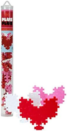 PLUS PLUS – Mini Maker Tube – I Love You Hearts – 70 Piece, Construction Building Stem Toy, Interloc | Amazon (US)
