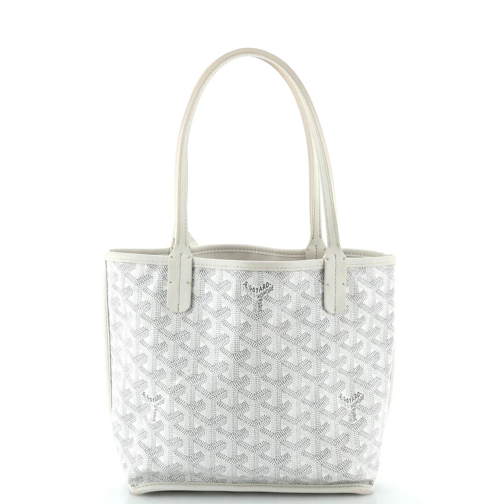 Anjou Reversible Tote Coated Canvas Mini | Rebag