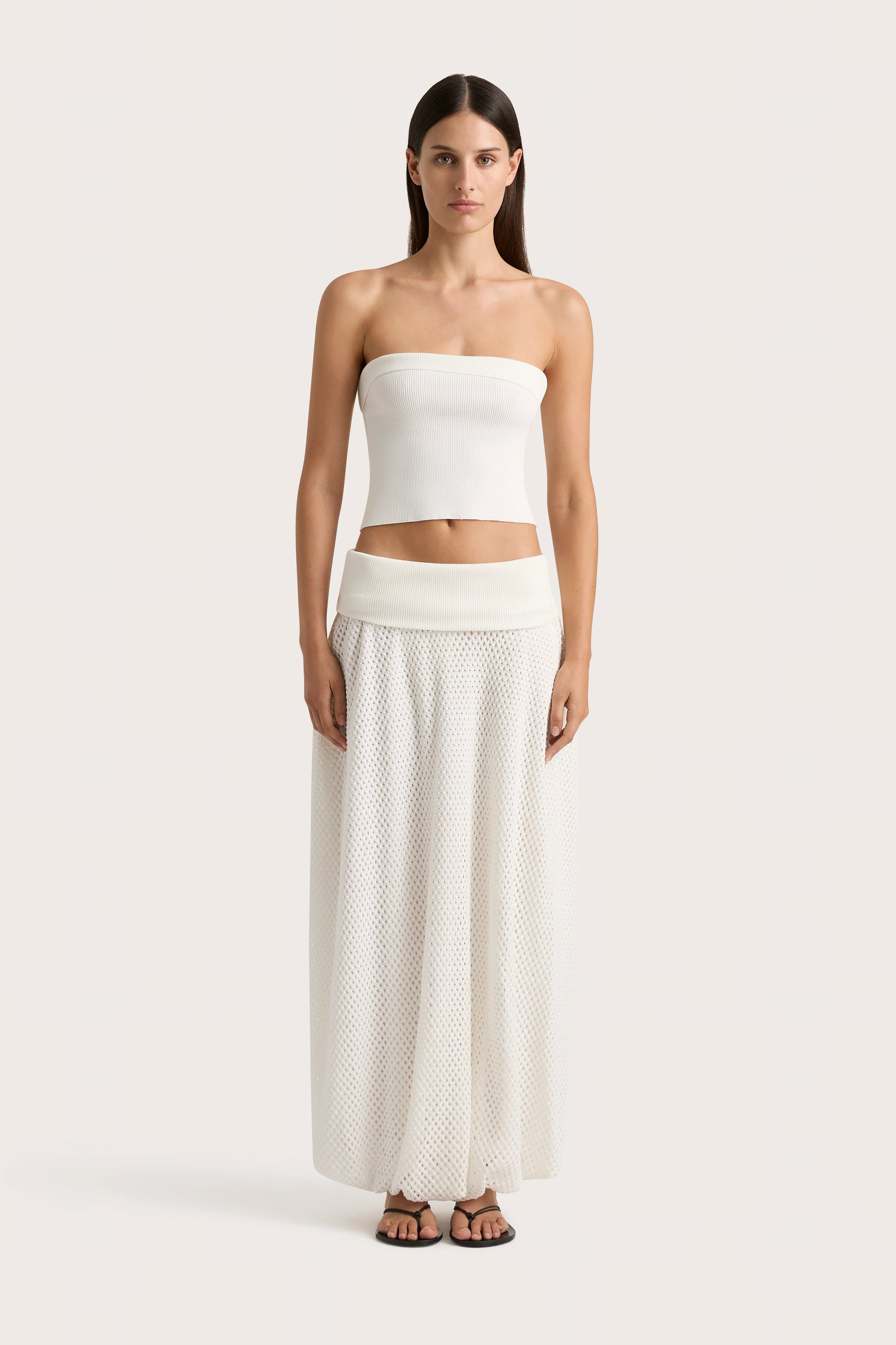 Ciele Maxi Skirt Azalea White, M / Azalea White | Faithfull (AU)