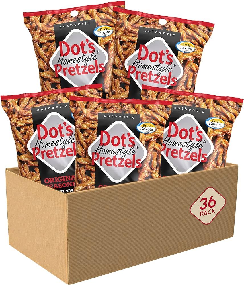 Dot's Homestyle Pretzels 1.5 Ounce Lunchbox Size Individual Pack Original Seasoned Pretzel Twists... | Amazon (US)