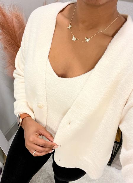 This cozy tank and cardigan make the best duo for chilly weather! Found this at Target as the perfect chic addition for the season. Runs tts and available in multiple colors. 
On sale for 30% off for a limited time so run before the sale ends!

#LTKHoliday #LTKCyberweek #LTKsalealert
