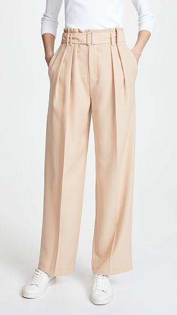 Belted Wide Leg Pants | Shopbop