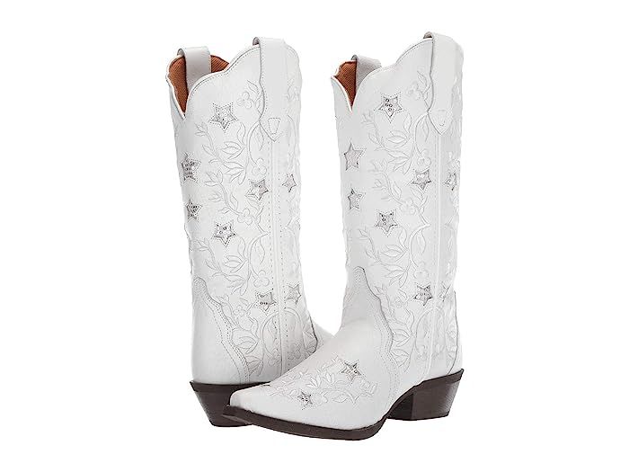 Laredo Lucky Star (White) Cowboy Boots | Zappos