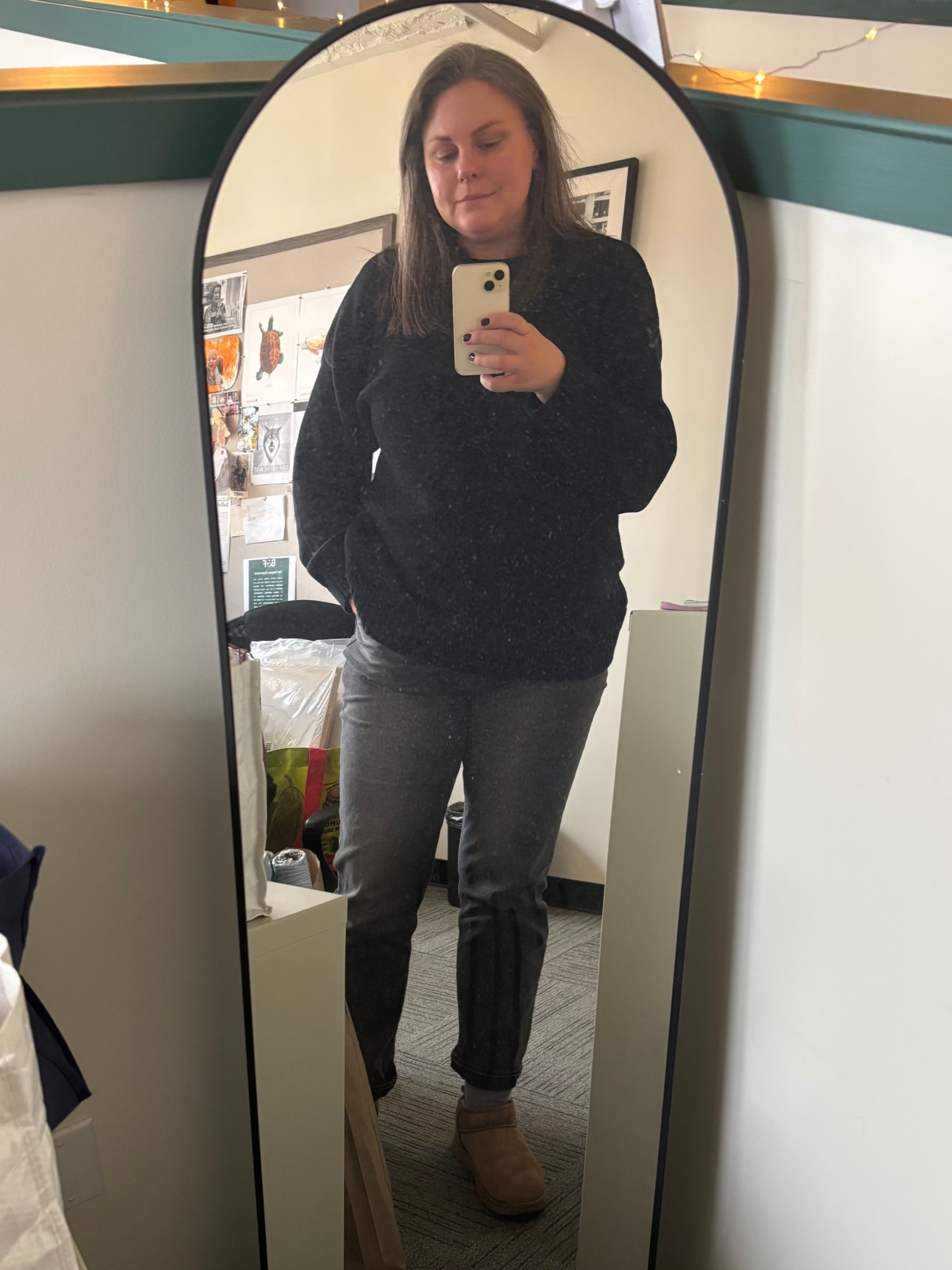 What I wore to work 🖤

#LTKdayinmylife #LTKMidsize #LTKTall