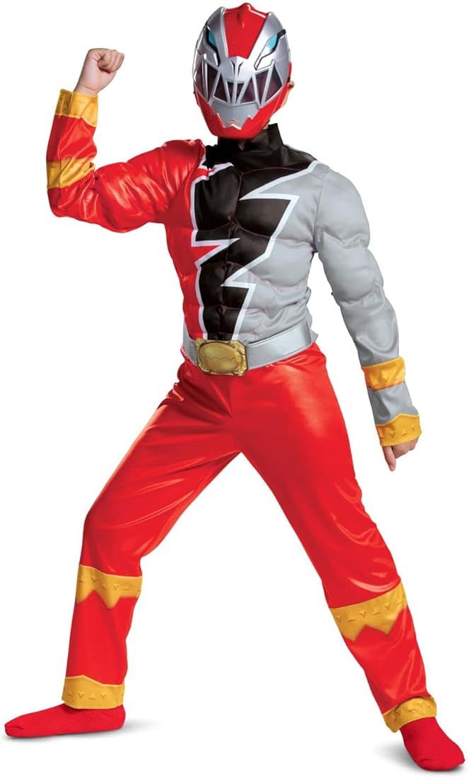 Kids Power Rangers Dino Fury Red Ranger Costume | Amazon (US)