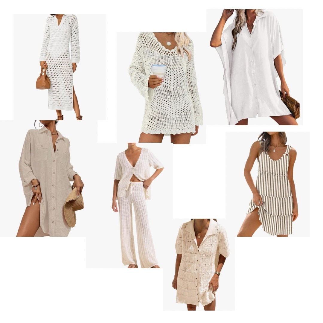 Swimsuit coverups 🌊

#LTKSwim #LTKootd #LTKSeasonal