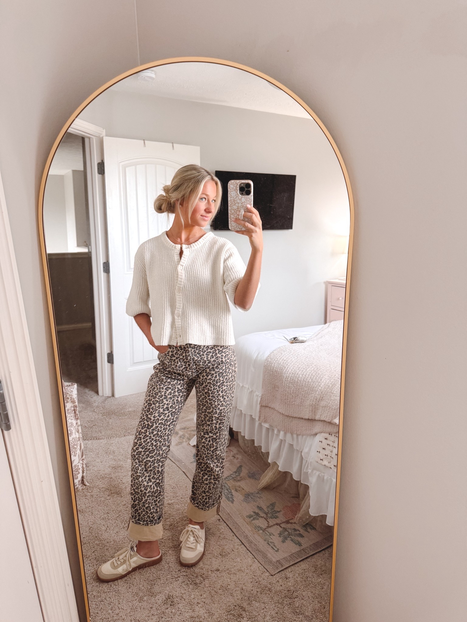 leopard jeans outfit insleo

#LTKootd
