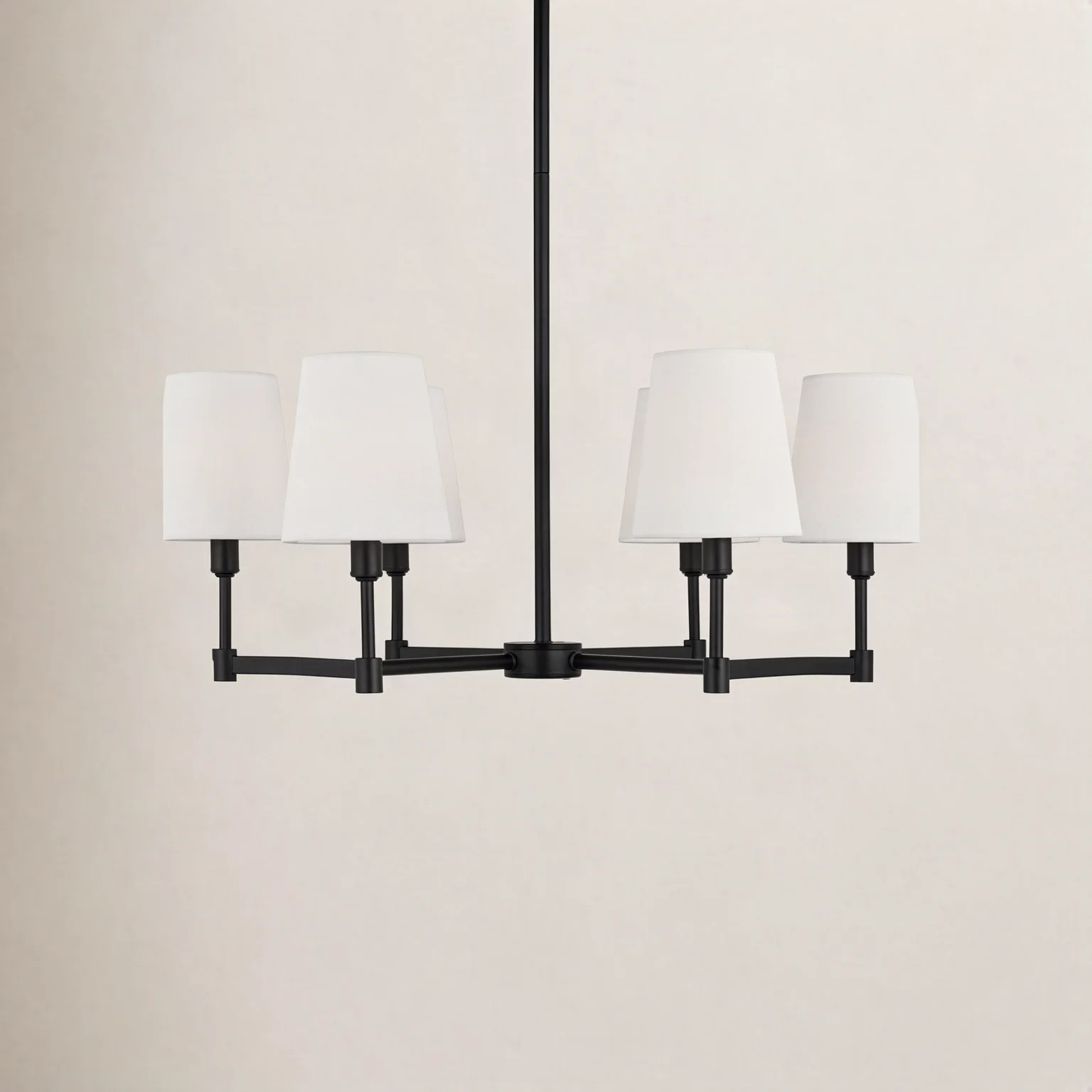 Triton White Bluffs 6 - Light Shaded Classic / Traditional Chandelier | Wayfair North America