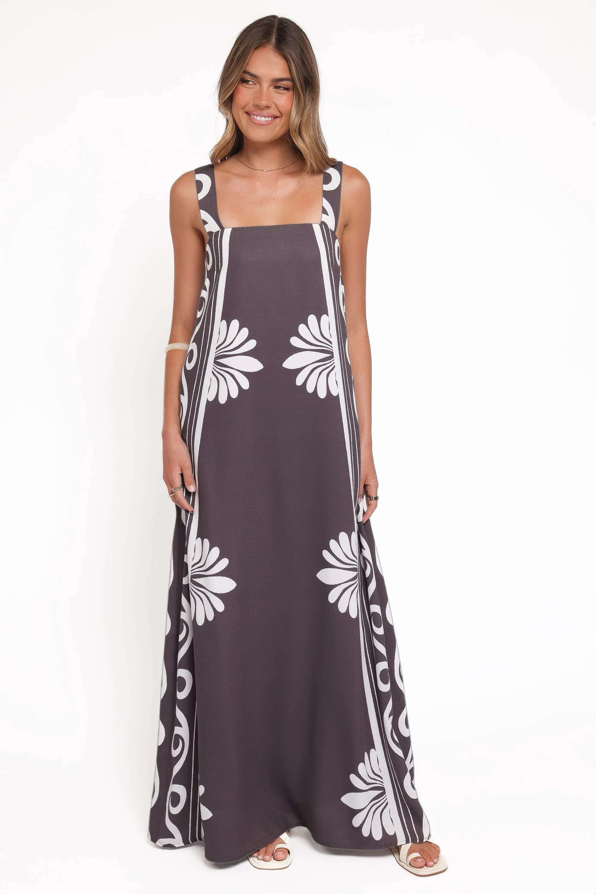 Valeria Maxi Dress - Espresso | Petal & Pup (US)