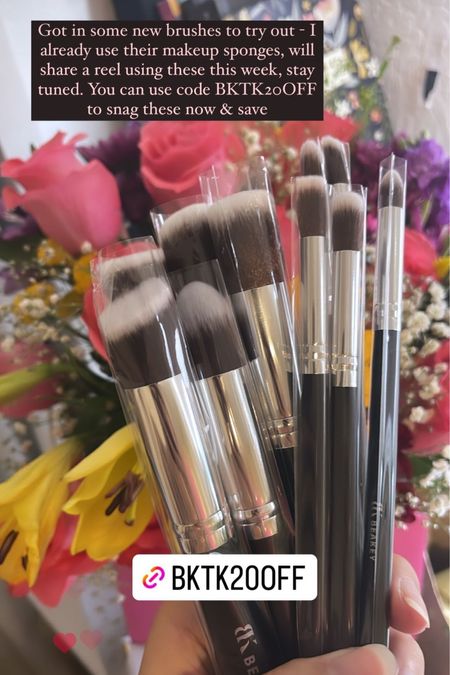 Makeup brushes use code BKTK20OFF to save on top of any other discounts. Blender spongers, beauty blender, makeup brush 

#LTKbeauty #LTKGiftGuide #LTKsalealert