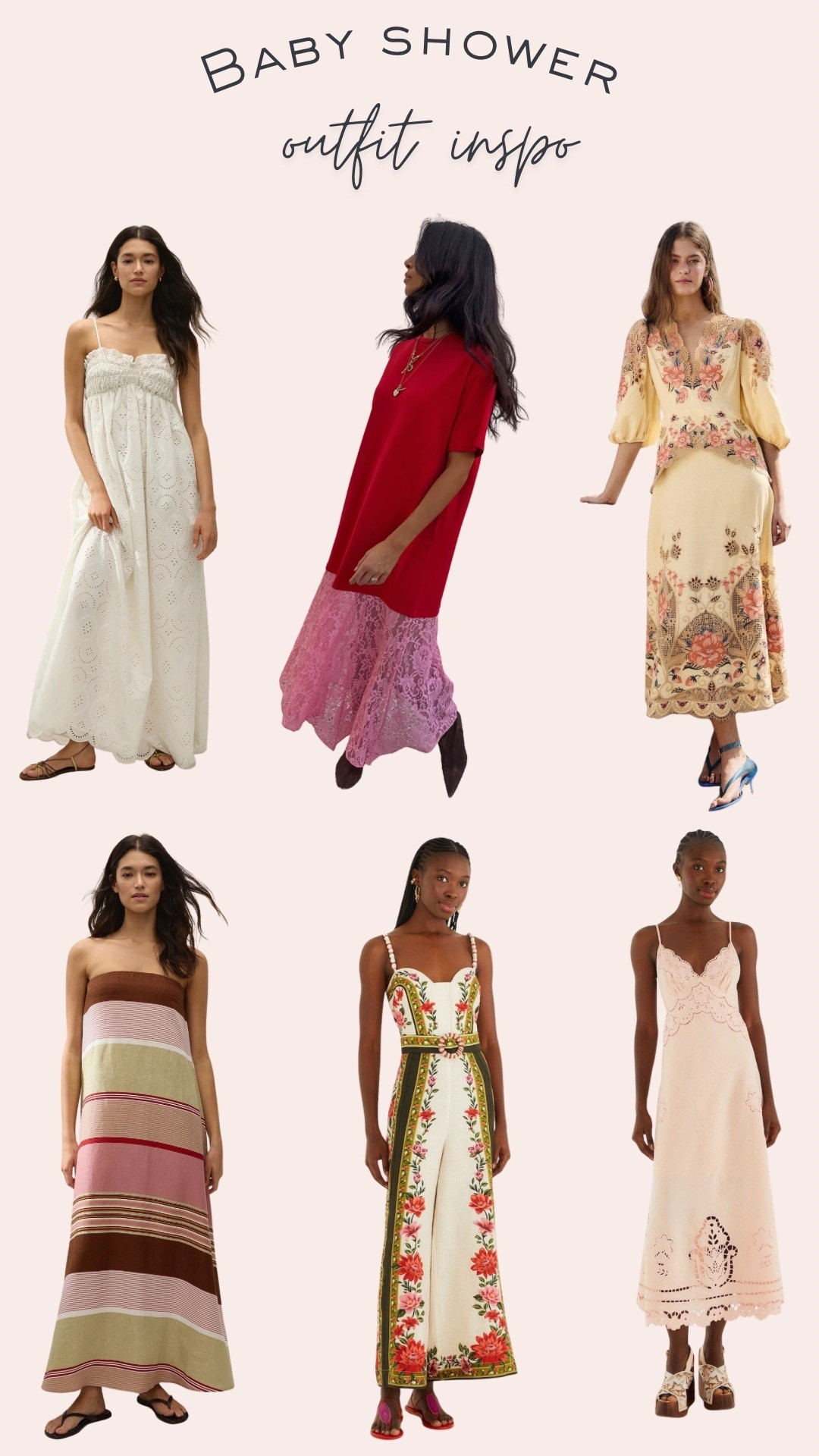 Spring to summer girl baby shower outfit Inspo🩷🌞

#LTKBaby #LTKootd #LTKmomlife