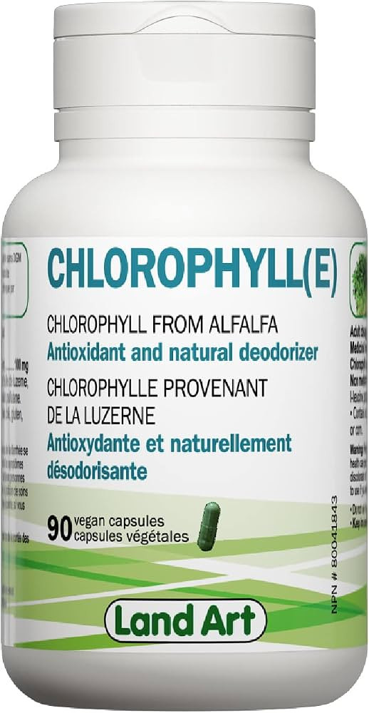Chlorophyll Capsules - 90 pills - Cold Extracted from Non-GMO Alfalfa - Detox - Alkaline - Natura... | Amazon (CA)