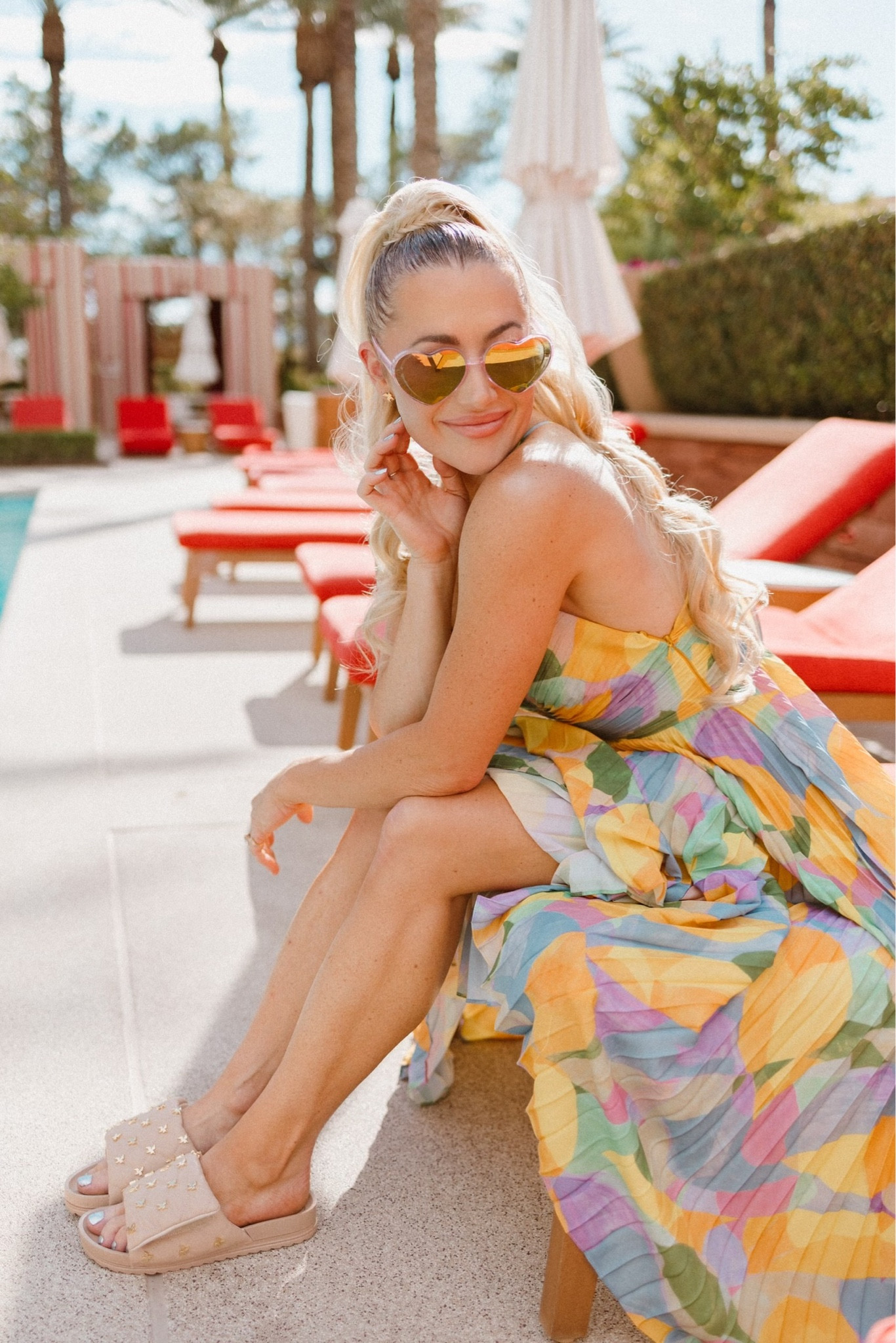 A little reminder that in just 6 weeks spring is making her way back into our wardrobes including our newest and comfiest slide EL CAMINO!! She is just glistening and beyond dazzled to hop into your springtime outfit lineup✨😉

#LTKtravel #LTKSeasonal #LTKswim