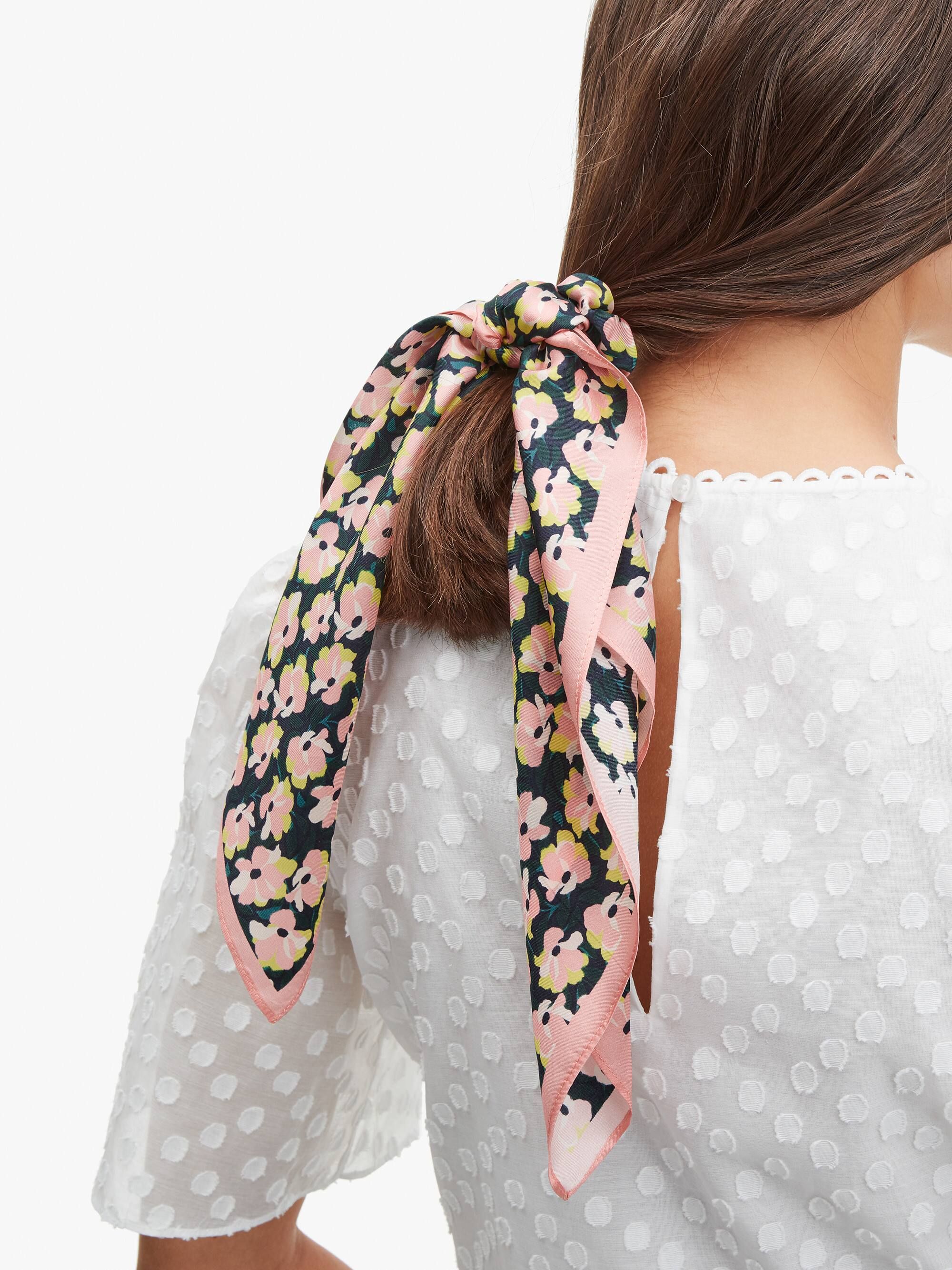 colorblock floral hair tie & bandana set | Kate Spade New York | Kate Spade (US)