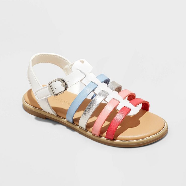 Toddler Girls' Shanel Colorblock Fisherman Sandals - Cat & Jack™ | Target