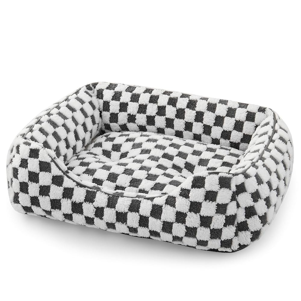 JOEJOY Dog Bed for Medium Small Dogs - Rectangle Orthopedic Dog Sofa Bed, Cute Modern Puppy Bed w... | Amazon (US)