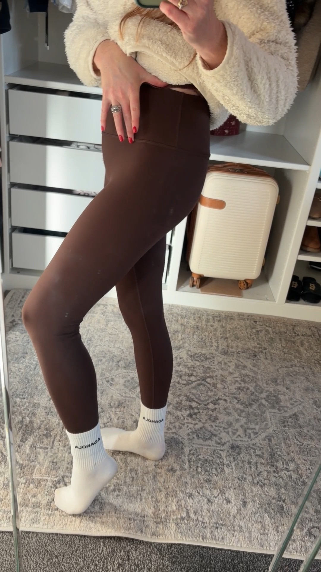 These Amazon fleece lined leggings are so warm, super flattering, and come in loads of colours. I’m wearing a size 12 and they’re ideal for throwing on when you want comfort without sacrificing style, perfect for running errands, dog walks and yoga! 

#LTKuk #LTKwinter #LTKgiftguide