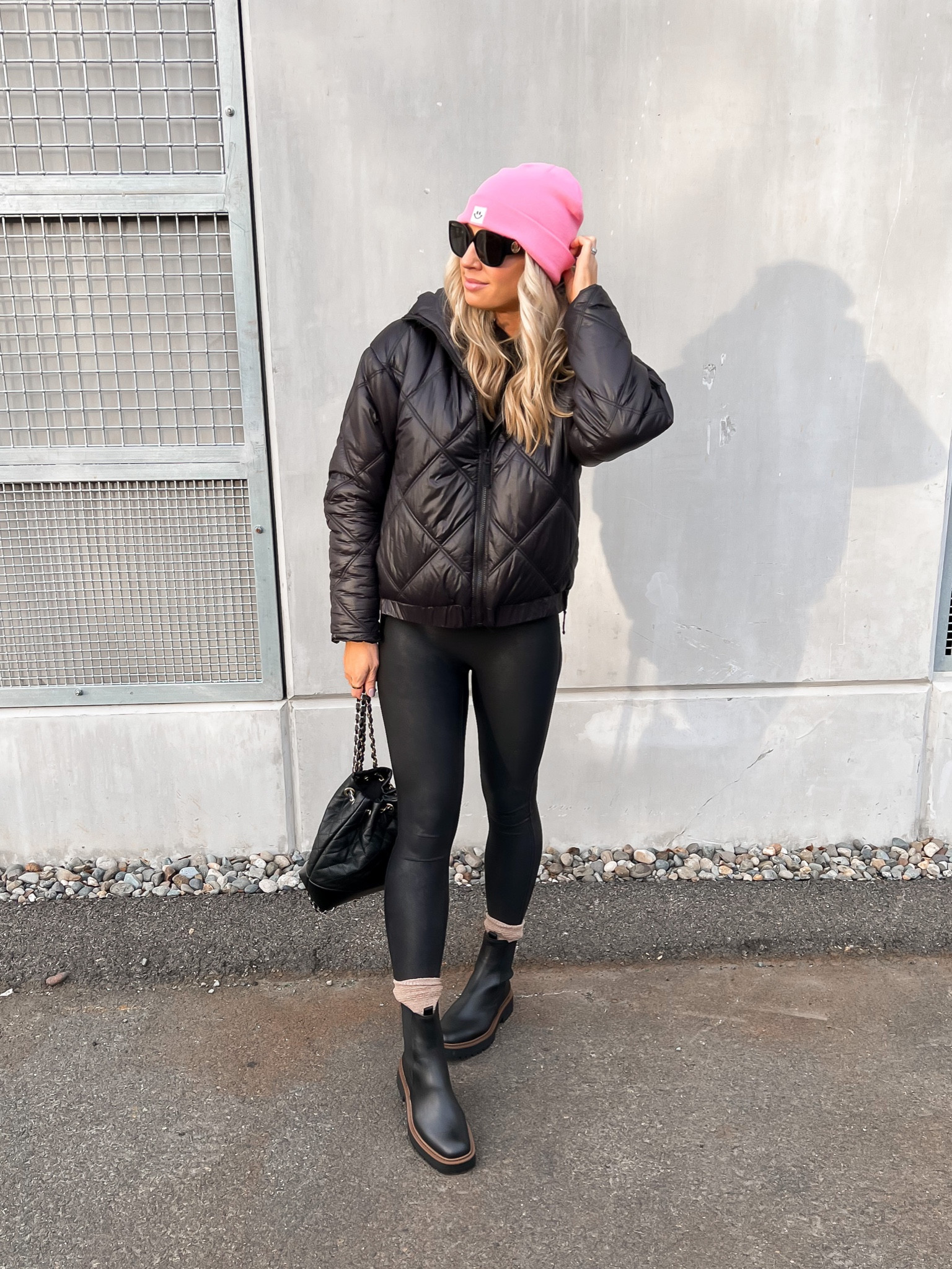 Quilted puffer jacket /beanie / chelsea boots / winter outfit 

#LTKstyletip #LTKSeasonal #LTKunder100