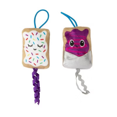 Quirky Kitty Flingin' Purr Tarts Cat Plush Toy - Gray | Target