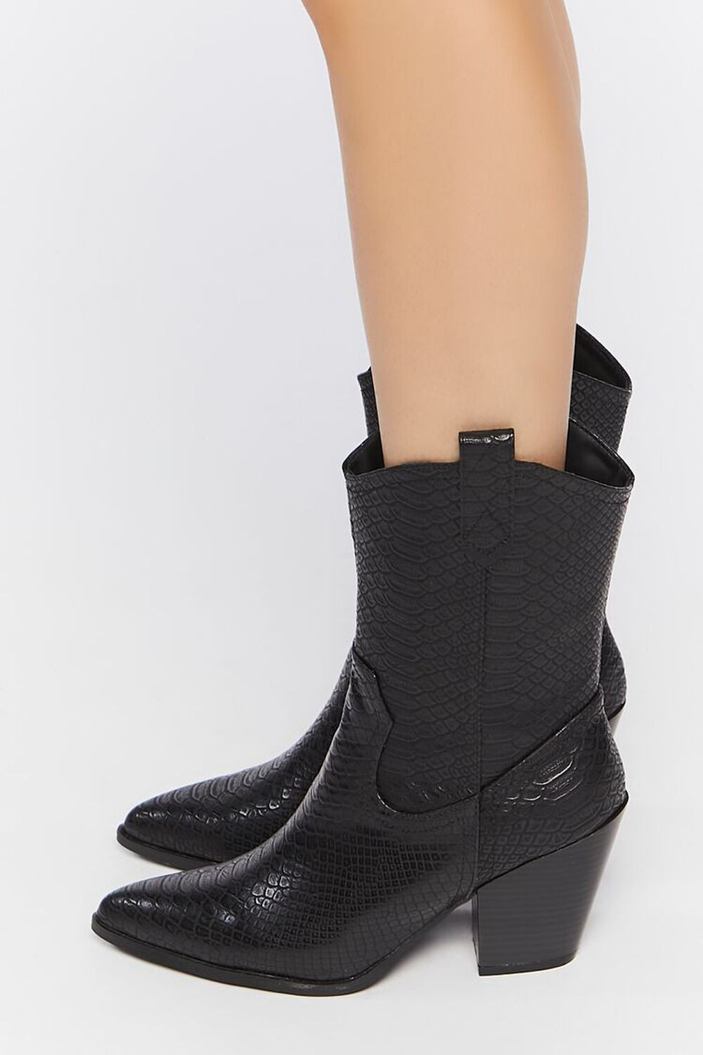 Faux Snakeskin Cowboy Boots | Forever 21 | Forever 21 (US)