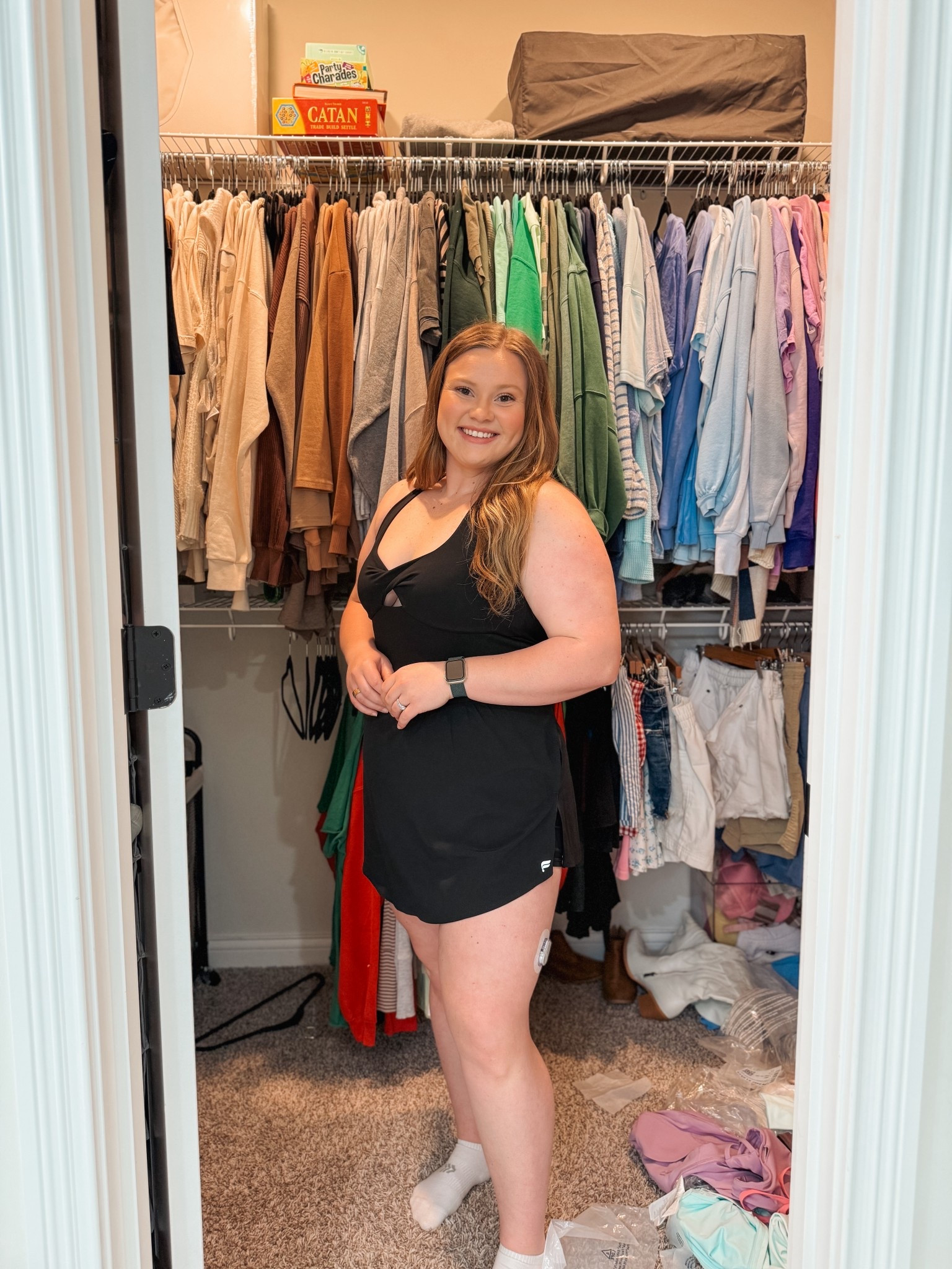 Spring romper dress from Fabletics 

#LTKSpringSale #LTKootd #LTKMidsize