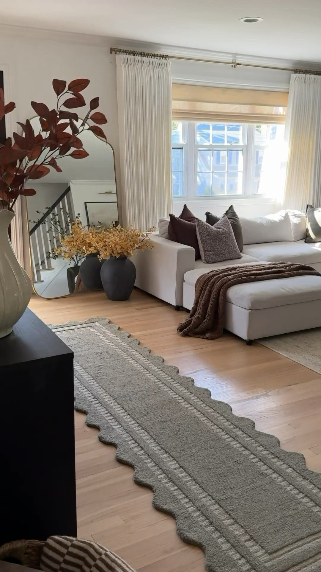 Fall decor doesn’t have to mean pumpkins on every surface. 🍂🤎

Looking back at last year’s fall styling, I still love how warm and cozy everything felt. A few rich tones, layered textures, and subtle seasonal touches were enough to bring that autumn feeling into our home without making it feel overdone.

Sometimes the simplest seasonal details are the ones that make a space feel the most inviting. ✨

#LTKHome #LTKSeasonal #LTKmomlife