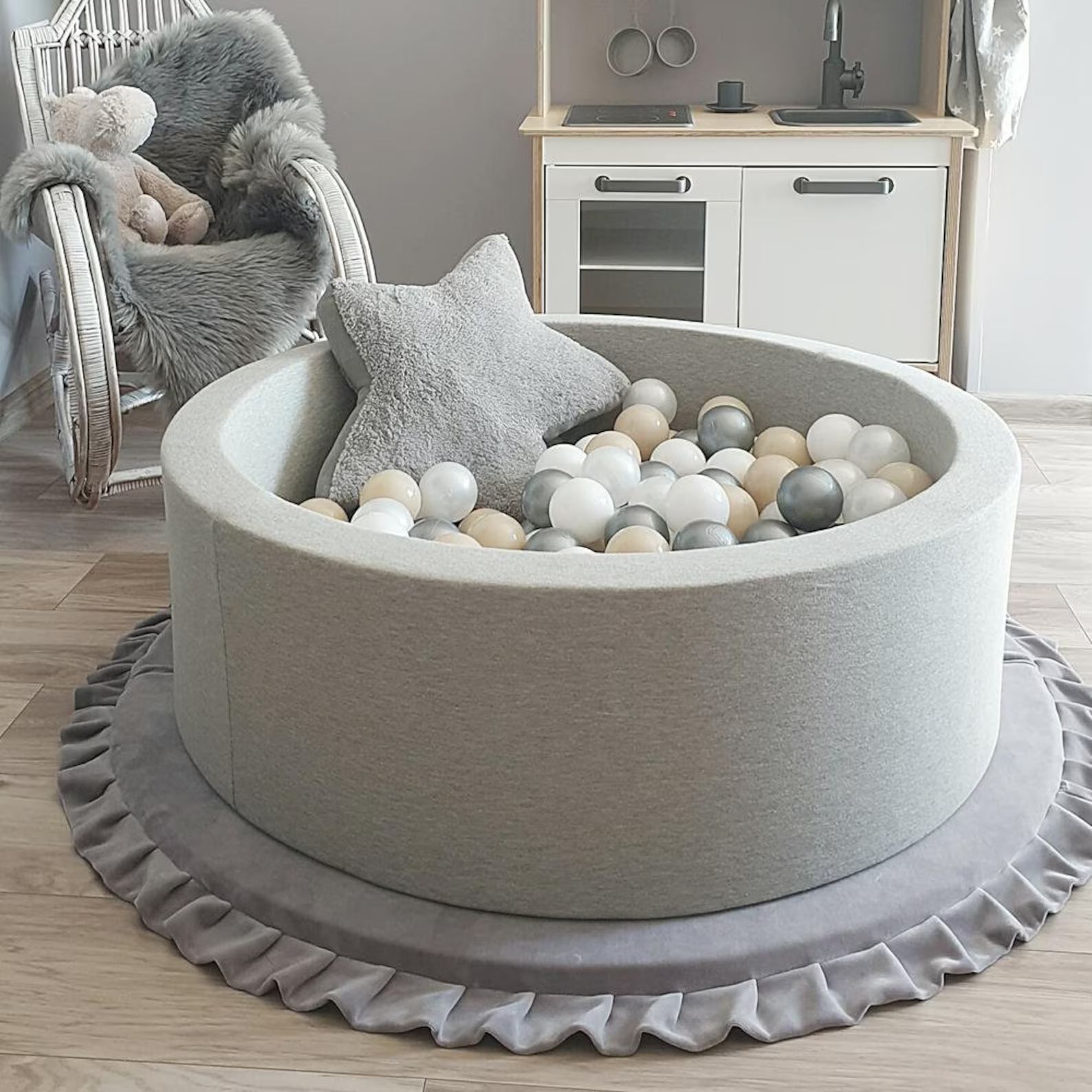 Ball Pit + 300 Balls included - Gray | Etsy (US)