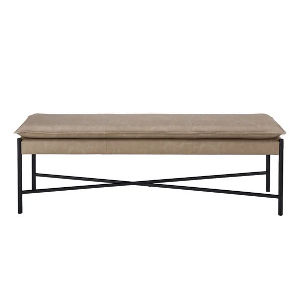 Jeannet Faux Leather Bench | Wayfair North America