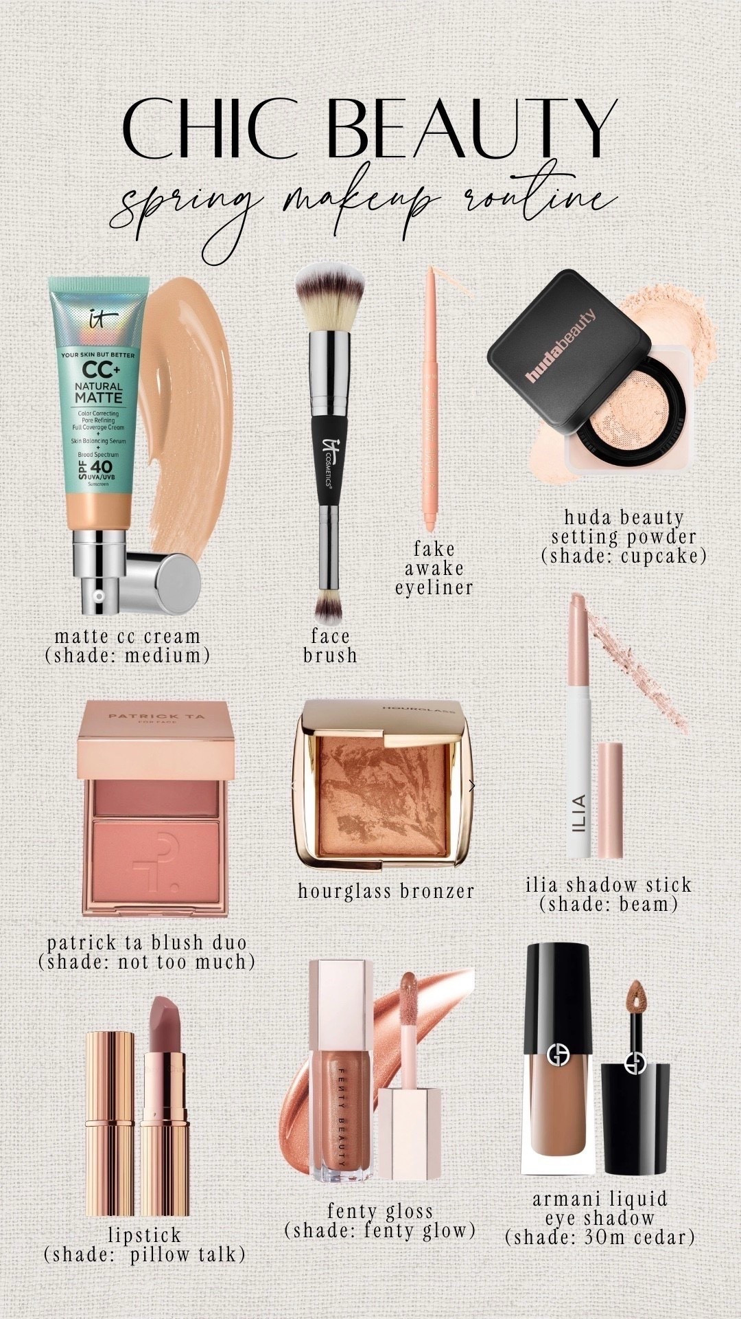 My spring makeup routine!

#LTKselfcare #LTKBeauty