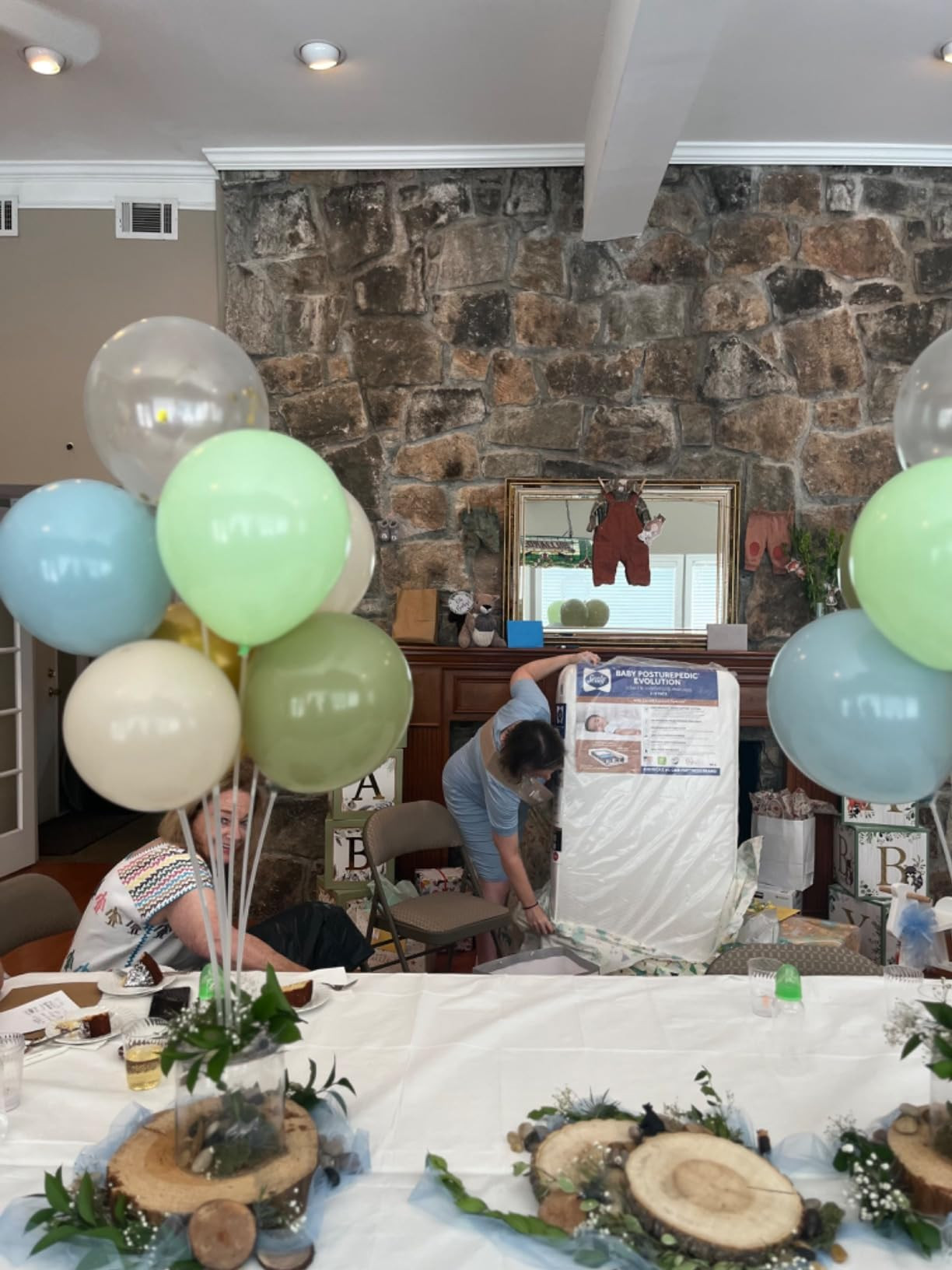 Dusty Blue Balloon, 12 inch Blue White Clear Balloon, Light Blue Macaron Blue Matte White Balloon... | Amazon (US)