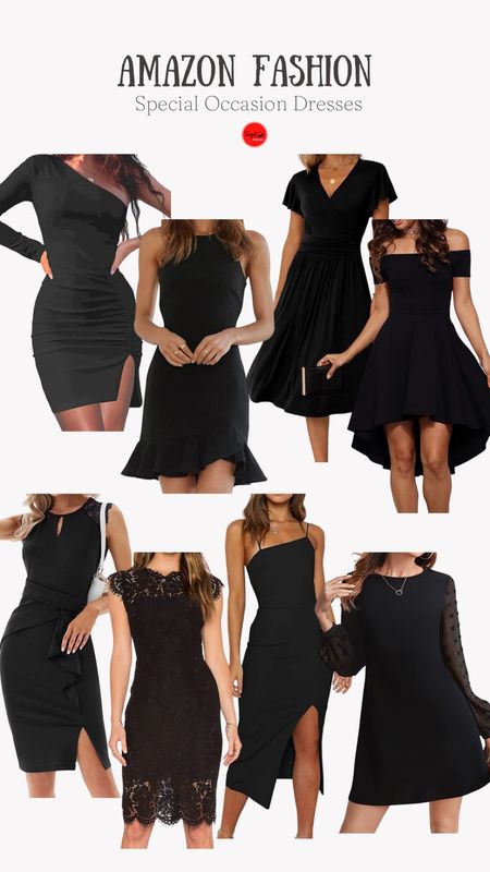Amazon Special Fashion Occasion Black Dresses #amazon #amazonfashion #amazondresses #blackdresses #springlools #springoutfits #sprimglooks 

#LTKstyletip #LTKFind #LTKhome