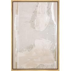 SIGNWIN Framed Canvas Print Wall Art Pastel Grunge Watercolor Gray Landscape Abstract Shapes Illu... | Amazon (US)