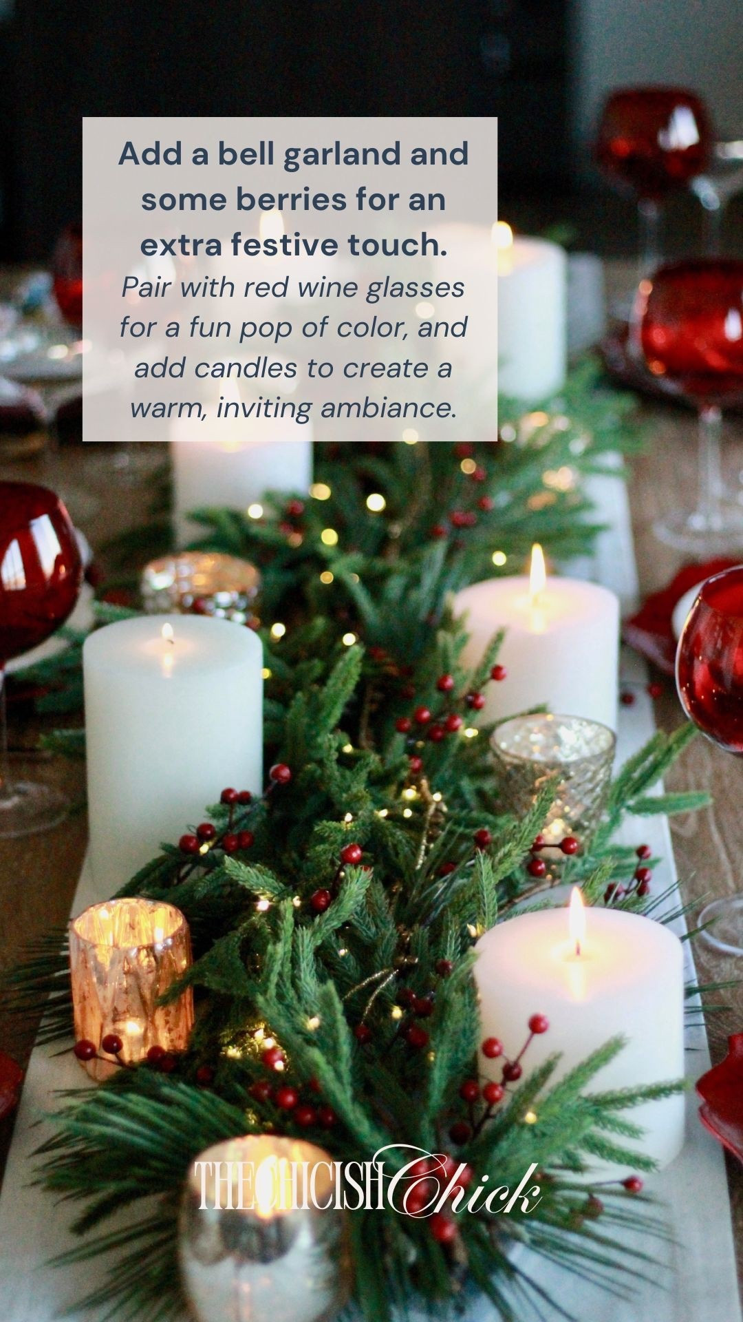 Adding berries to your garland add a fun festive touch to your holiday tablescape. 

#LTKHome #LTKHoliday #LTKSeasonal