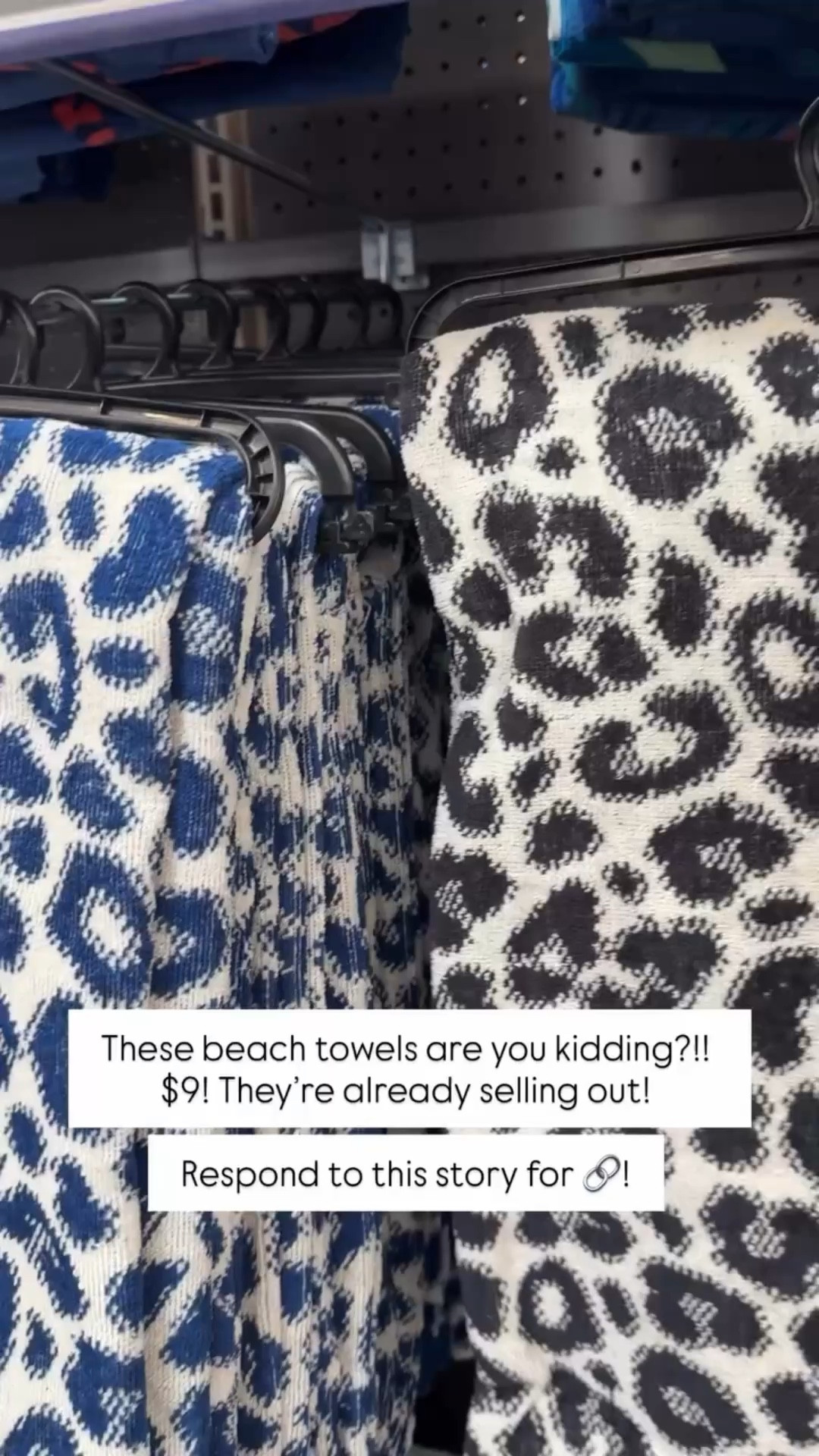 These beach towels are you kidding?!! $9! They’re already selling out! 

Respond to this story for 🔗!