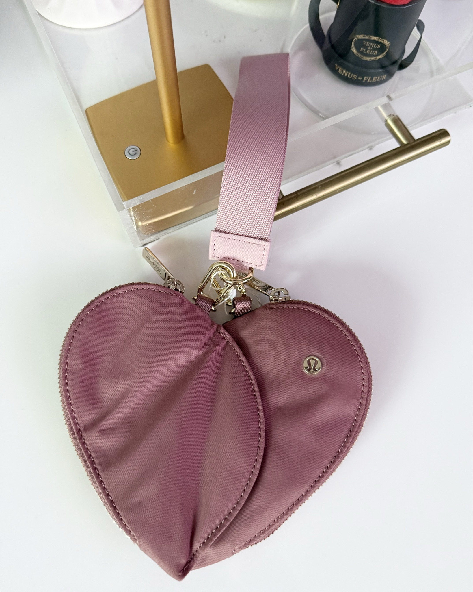 mines is quite loved as i purchased it last year but happy to see it was rereleased. 

lululemon, dual pouch wristlet, heart, spiced chai, Valentine’s Day gifts. 

#LTKValentine #LTKSeasonal #LTKActive