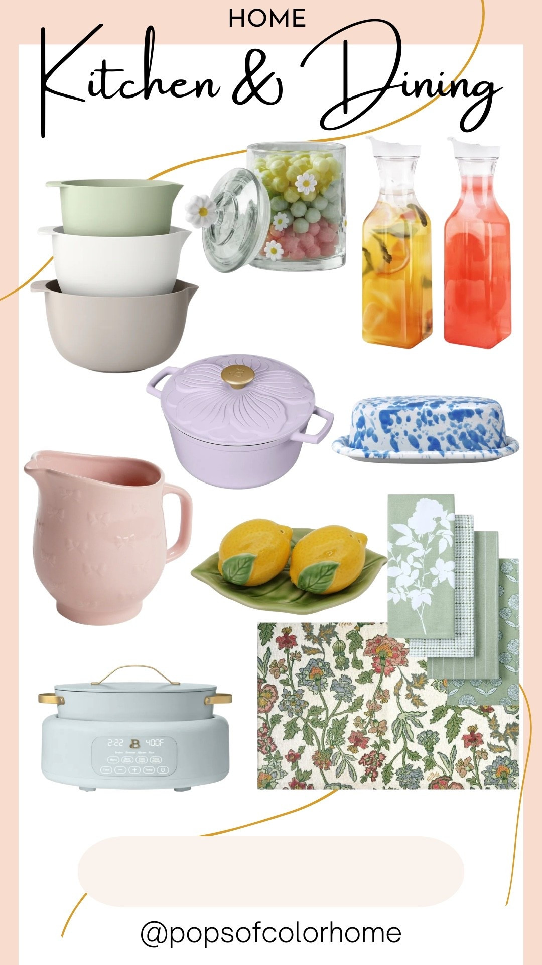 Add some color to your home with these spring kitchen finds 

#LTKHome #LTKSeasonal #LTKfoodie