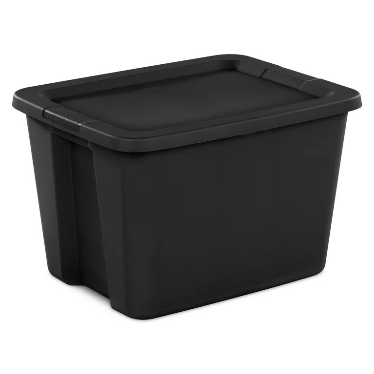 Sterilite 18 Gallon Tote Box Plastic, Black - Walmart.com | Walmart (US)