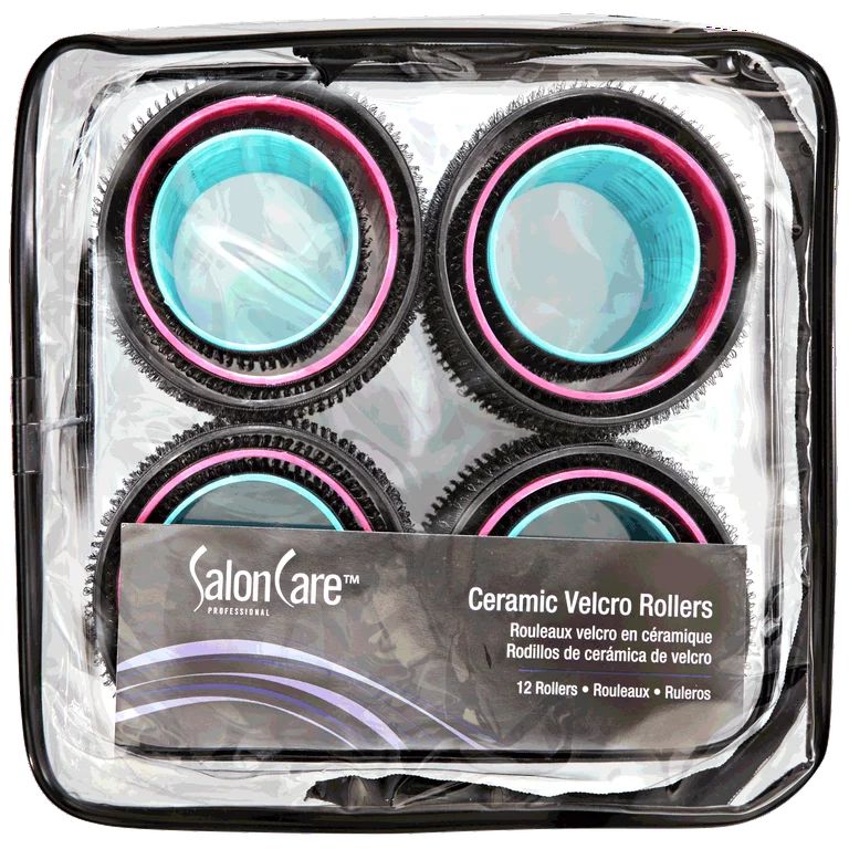 Salon Care Ceramic Velcro Rollers | Walmart (US)