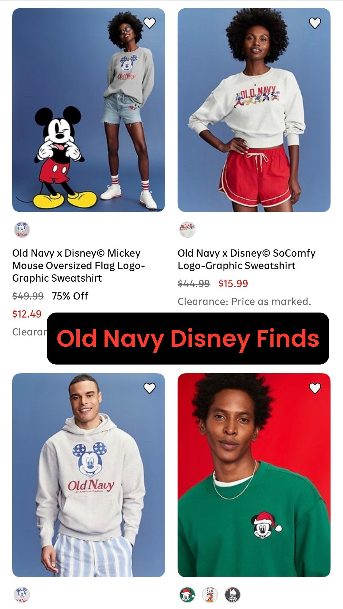 Old Navy had soooo many affordable Disney clothes! Sharing what I picked up for myself, my husband and our boys for our upcoming Disney World trip! 

#LTKStyleTip #LTKSeasonal #LTKActive